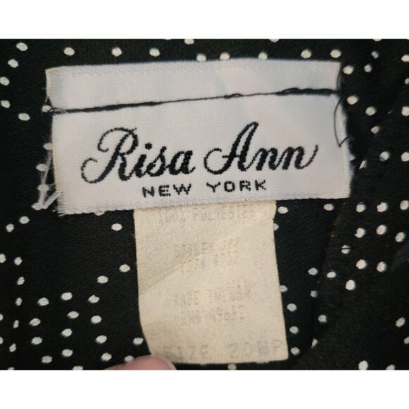 Risa Ann New York Black/White Tunic - Size 20 WP - Picture 6 of 6